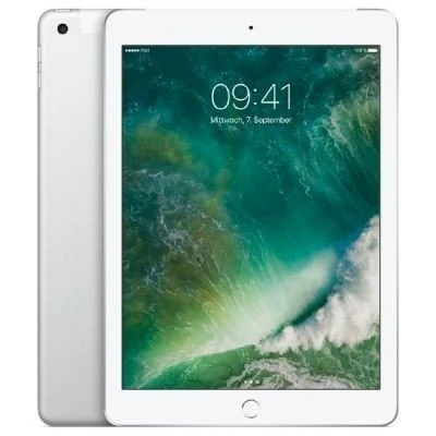Apple iPad 9.7 (5th Gen) 32GB Wi-Fi + Cellular - Silver - Unlocked (Renewed)