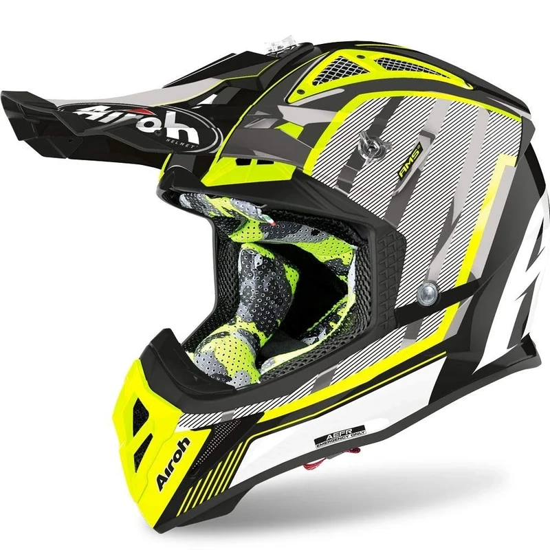 Airoh HELMET AVIATOR 2.3 AMS2 GLOW CHROME YELLOW XL