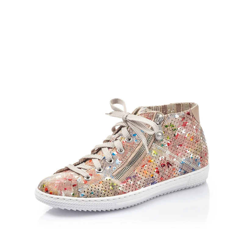 Rieker Frühjahr/ Sommer, Women’s Slip On Trainers, Multicolour (Ginger-Multi/Nude/ 90 90), 4 UK (37 EU)