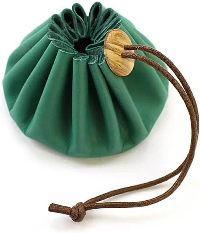 Cohana Himeji Leather Pouch Green - 1pc