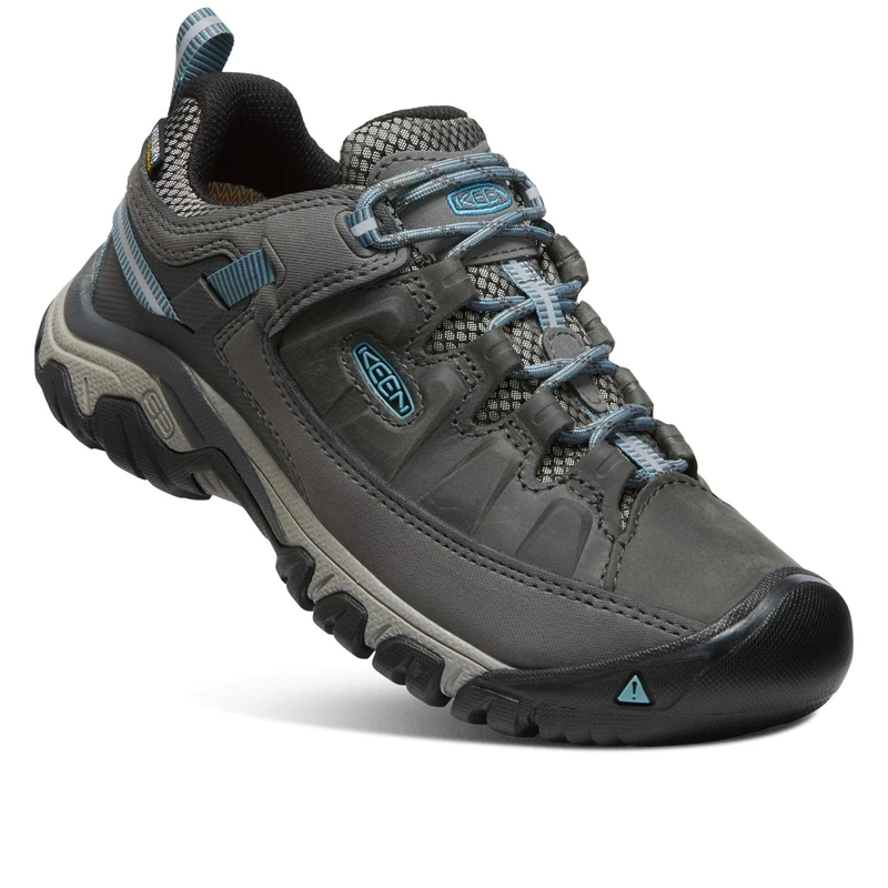 KEEN Women's Targhee 3 Waterproof Hiking Shoe, Magnet Atlantic Blue, 4 UK