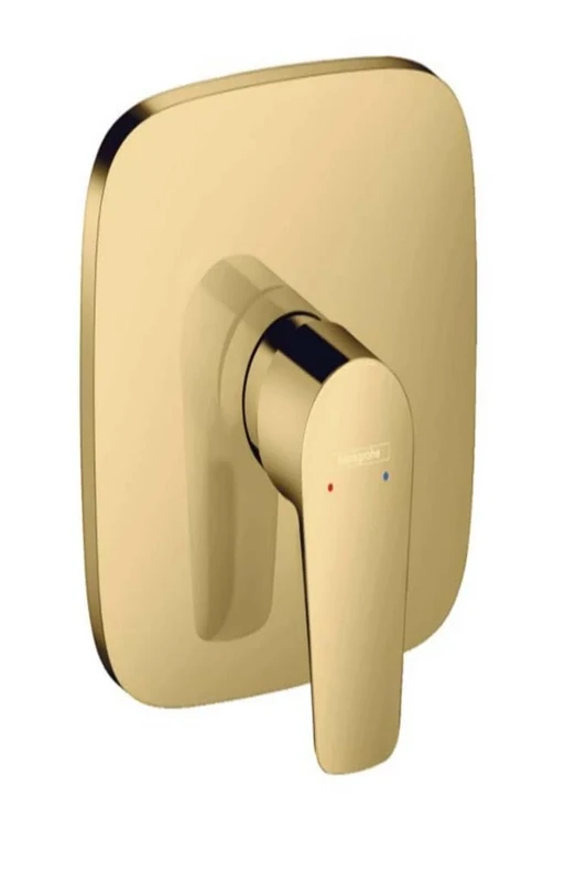 hansgrohe Talis E 71765990 Shower Mixer Tap Flush-Mounted Polished Gold Optic