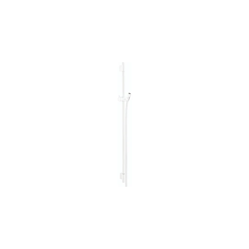 Hansgrohe Unica Shower Rail S Puro 90 Cm With Shower Hose, Matt White, 28631700