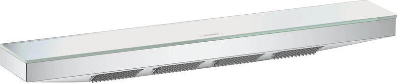 hansgrohe 26243000 Rainfinity Shoulder Shower 500, 1 Spray with Shower Shelf, Chrome