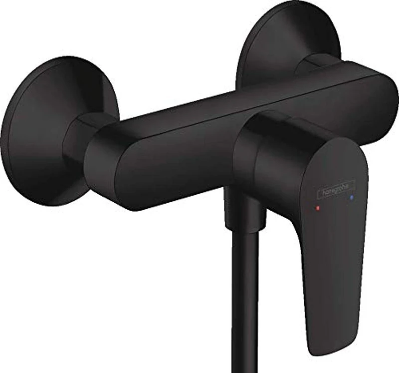 hansgrohe Talis E Surface-Mounted Shower Mixer for 1 Function Matte Black