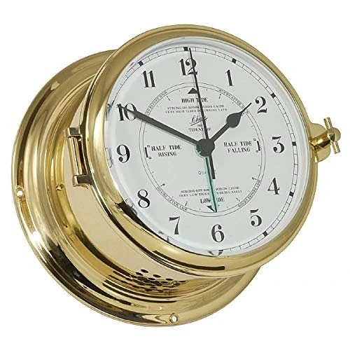 Schatz Brass Tide Clock