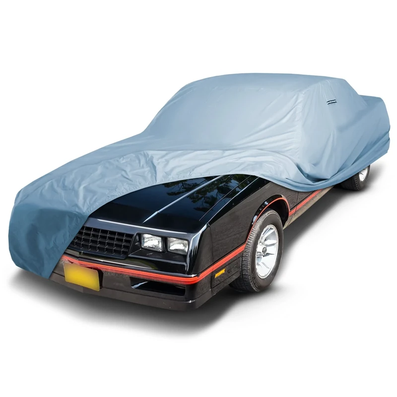 iCarCover Fits. [Chevy Monte Carlo] 1981 1982 1983 1984 1985 1986 1987 1988 For Automobiles Waterproof Full Exterior Hail Snow Coupe Sedan Indoor Outdoor Protection Heavy Duty Custom Vehicle Car Cover