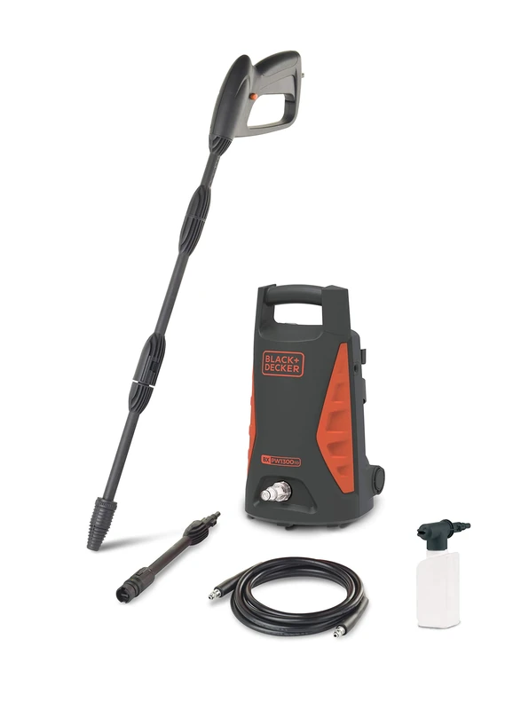 BLACK+DECKER BXPW1300TD High Pressure Washer (1300 W, 100 bar, 360 l/h)