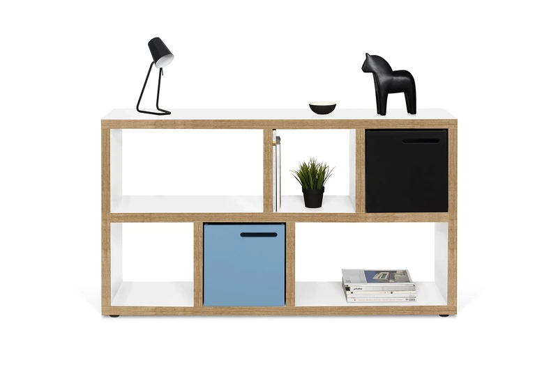 TemaHome Console, Wood, White & Plywood, 150 x 34 x 83 cm (L-D-H)