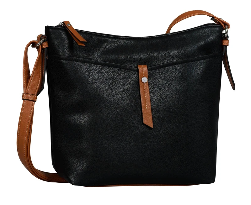 Tom Tailor Acc Novara Women’s Cross-Body Bag, Black (Schwarz), 28x25x8.5 Centimeters (W x H x L) - Image 1