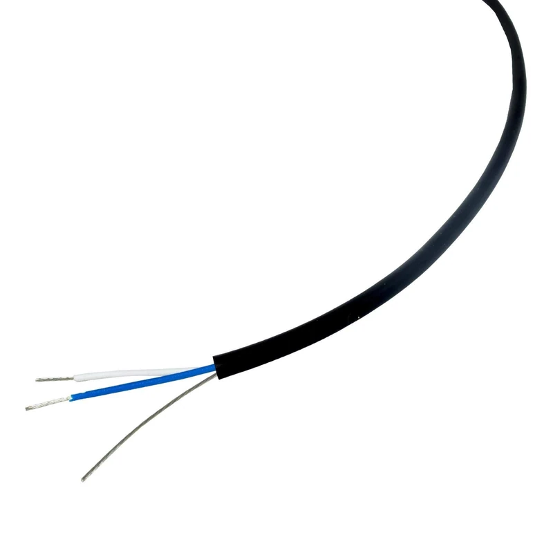 Van Damme XKE Microphone Balanced Pro-Patch Cable, 2 Core and Screen (Thin). 60m. Black