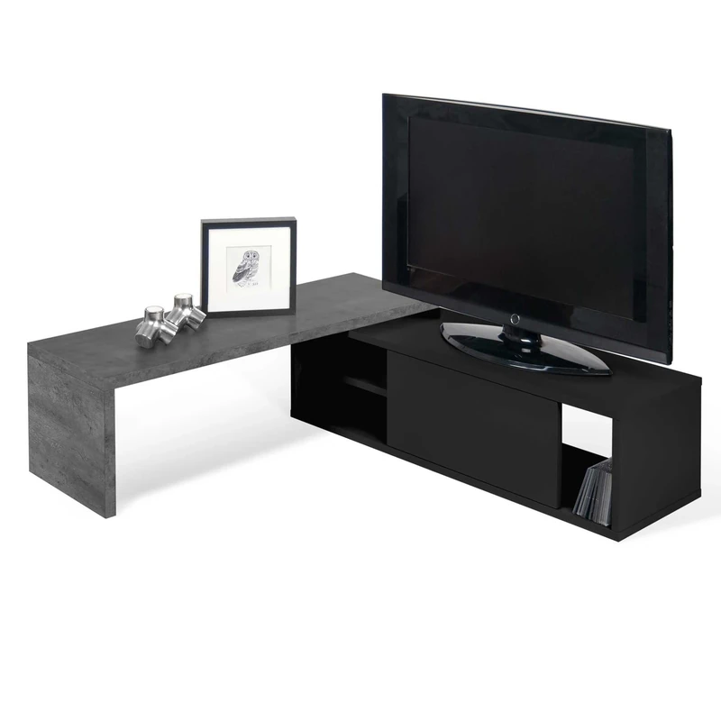 TemaHome TV Stand, Wood, 110/203 x 35,4 x 32 cm (L-D-H)