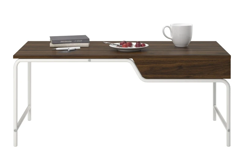 Novogratz Webster Coffee Table, Walnut Look