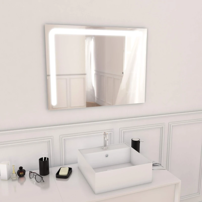AURLANE LAV390 Multi Coloured Bathroom Mirror