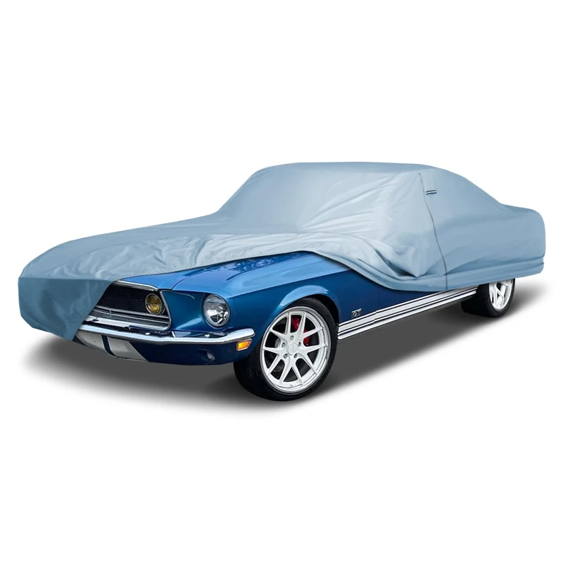 iCarCover Fits. [Ford Mustang Convertible] Full Car Cover Waterproof All Weather Weatherproof UV Sun Snow Dust Storm Resistant Exterior Outdoor Custom Protection with Straps (Year Fits 1964-1968)