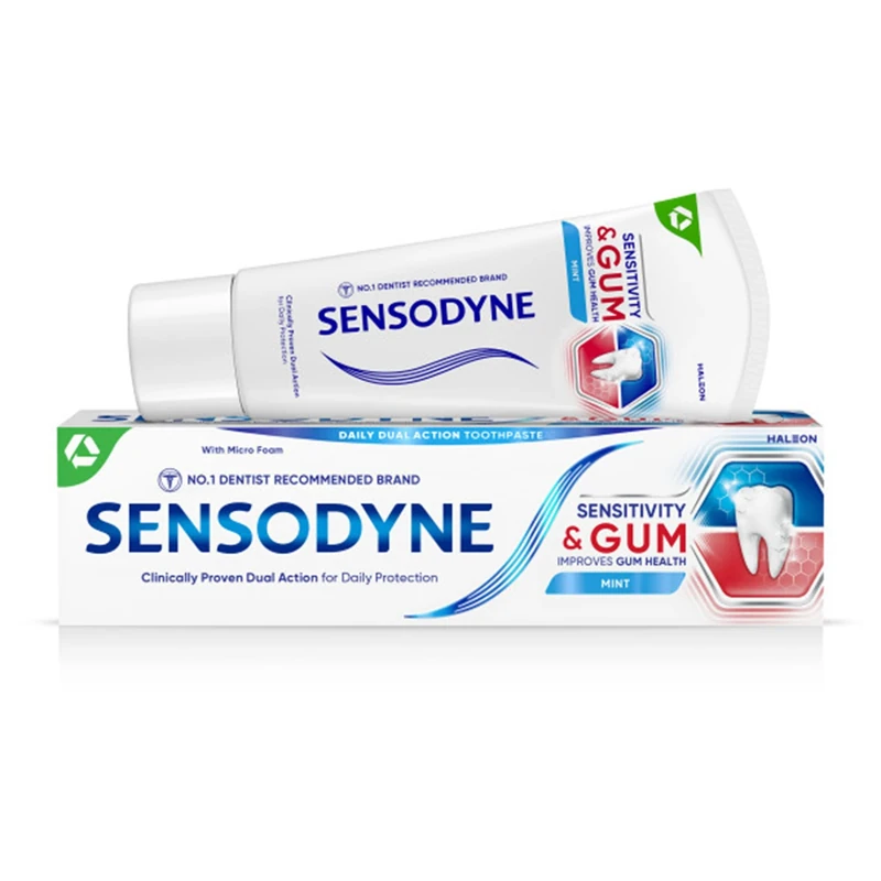 Sensodyne Sensitivity & Gum Toothpaste - Mint 75ml for Sensitive Teeth