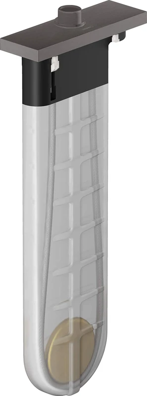 hansgrohe 28010340 Hose Box (sBox) Complete Set Square Brushed Black Chrome, Fertigset eckig