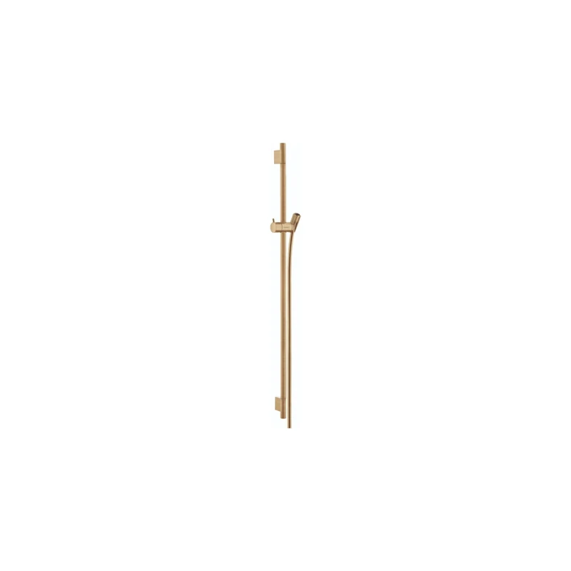 Hansgrohe Unica Shower Rail S Puro 90 Cm With Shower Hose, Brushed Bronze, 28631140