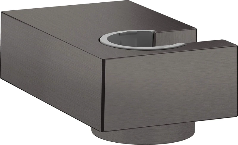 Hansgrohe Shower Holder Porter E, Brushed Black Chrome, 28387340