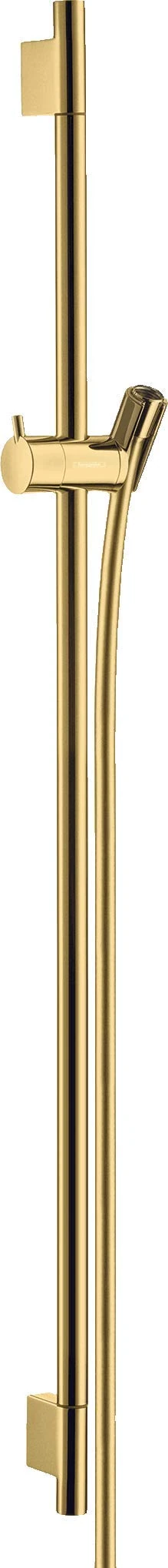 Hansgrohe Unica Shower Rail S Puro 90 Cm With Shower Hose, Polished Gold-Optic, 28631990