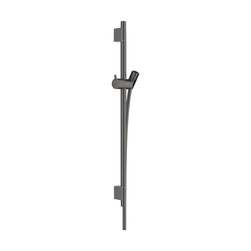 Hansgrohe Unica Shower Rail S Puro 65 Cm With Shower Hose, Brushed Black Chrome, 28632340