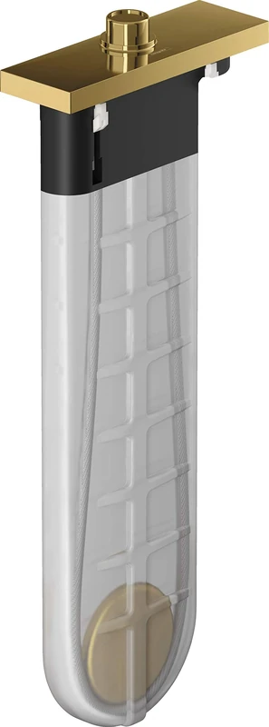 hansgrohe 28010990 Hose Box (sBox) Complete Set Square Polished Gold Look, Fertigset eckig