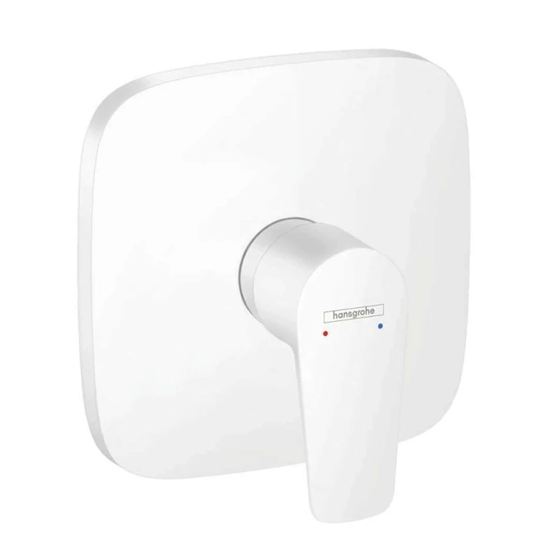 hansgrohe 71765700 Talis E Einhebel-Duscharmatur Unterputz Mattweiß Single-Lever Shower Mixer, matt White, Dusche