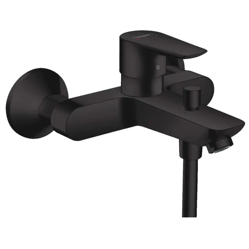 hansgrohe Talis E 71740670 Single-Lever Bath Mixer Tap Surface-Mounted Matte Black