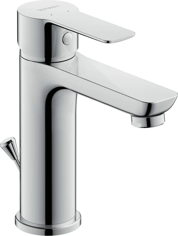 Duravit A.1 Medium Size (Spout Height 109mm) Bathroom Tap with Pop-Up Waste Basin Mixer Tap Chrome
