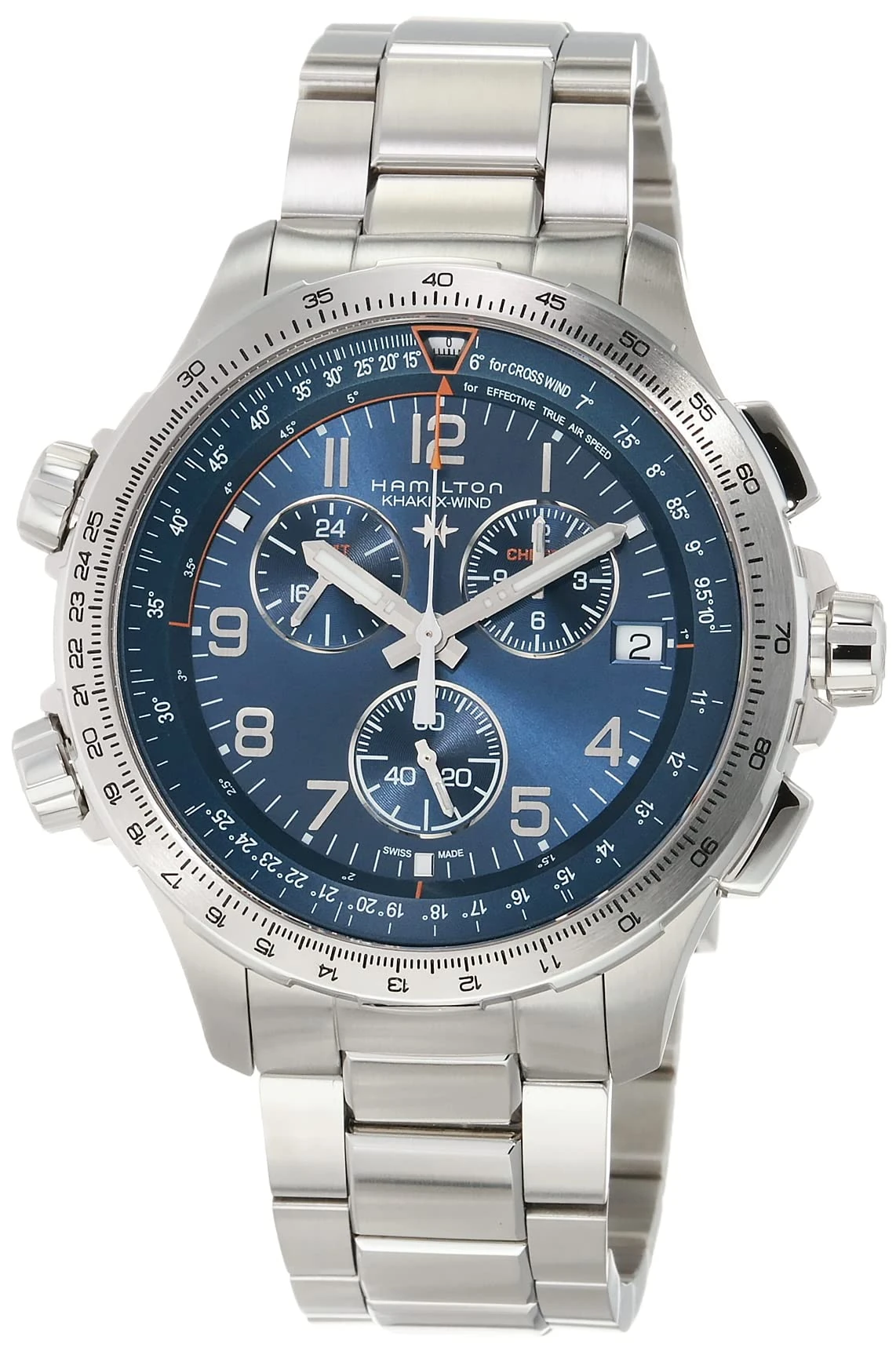 Hamilton Khaki X-Wind GMT H77922141 Mens Chronograph