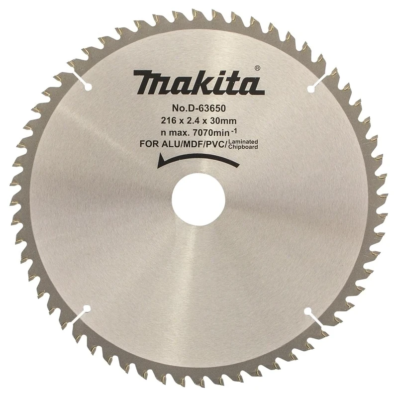 Makita D-65654 TCT Multi-Purpose Saw Blade 260mm x 100T