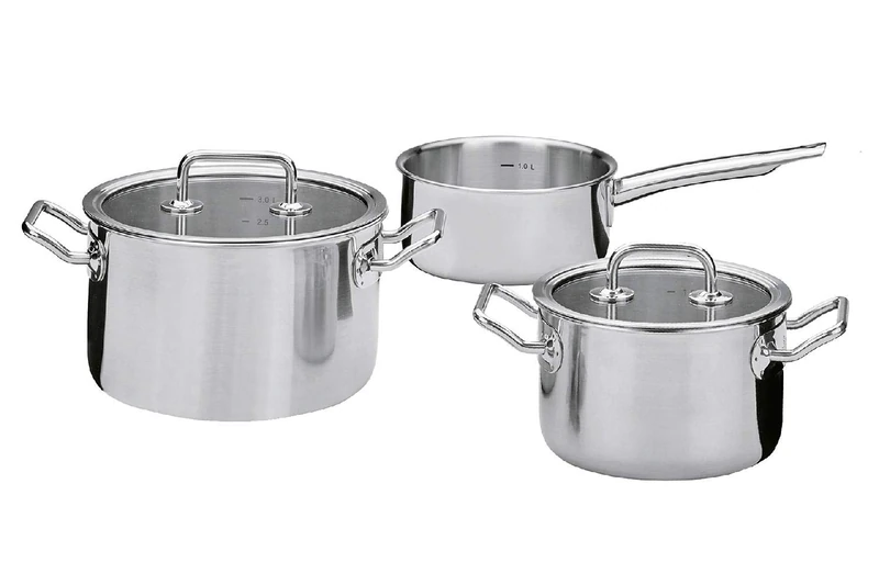 Spring 480800603 Cooking Pot Set, 18/8 Stainless Steel