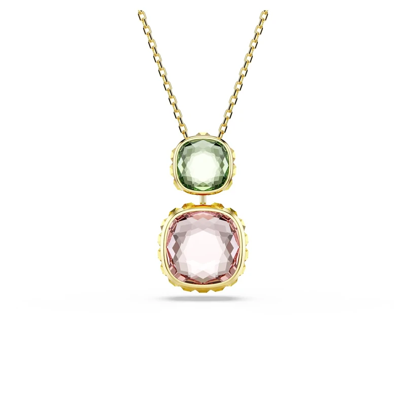 Swarovski Chroma Pendant Necklace - Multicoloured Crystals