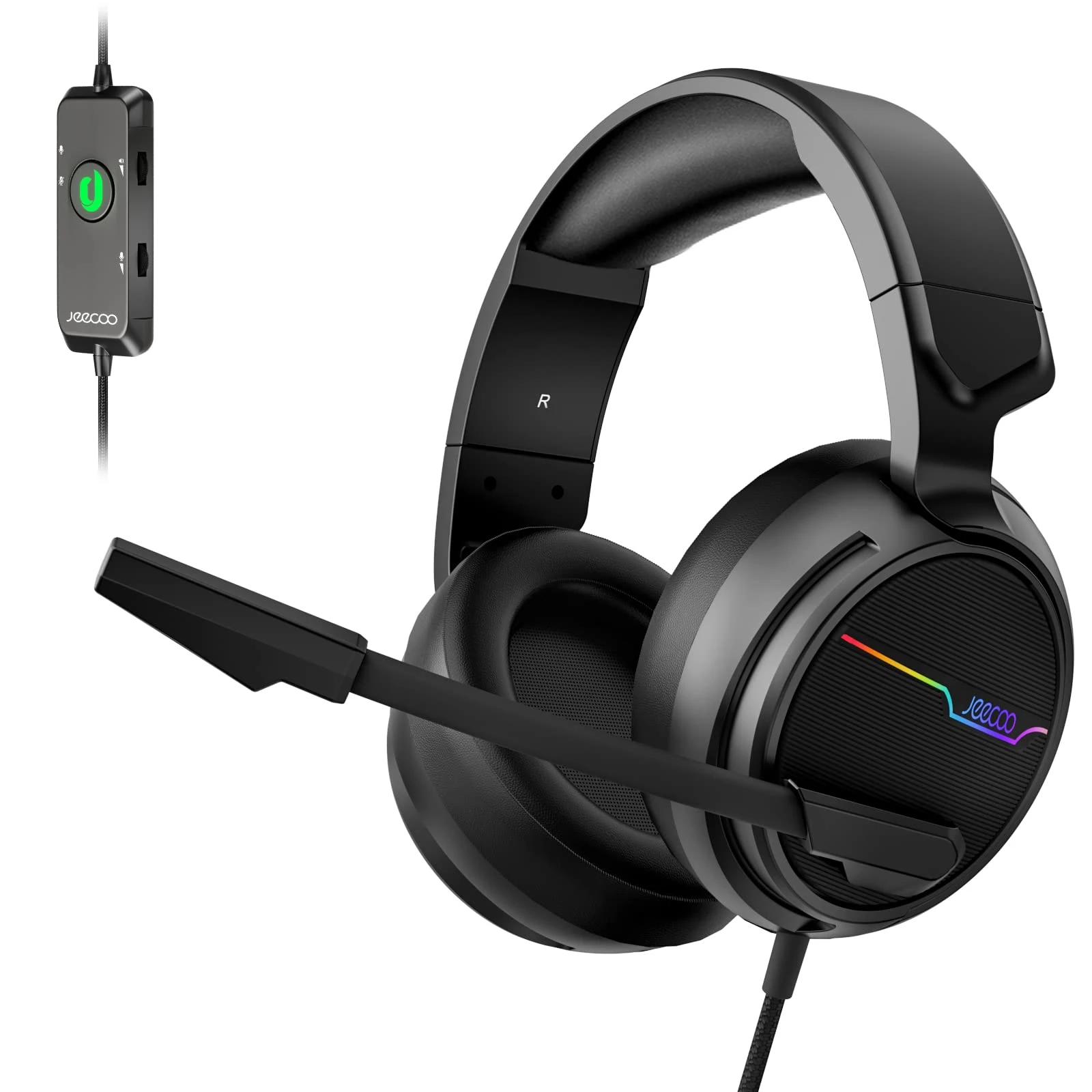 Jeecoo USB Gaming Headset for PC