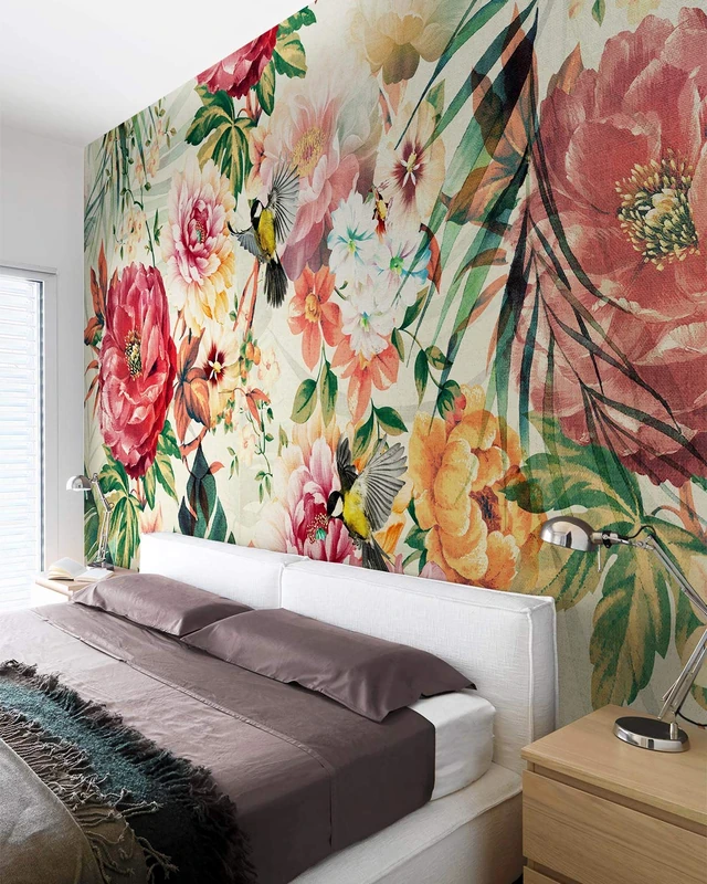 Wall81 Wallpaper L - 456x300cm pink