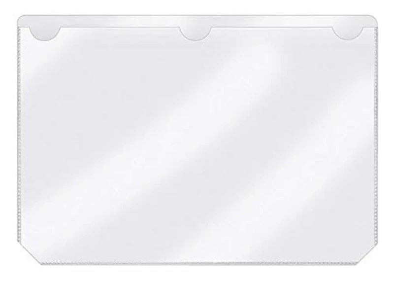 Veloflex 2215600 Label Window Self-Adhesive A5 Landscape Format High Adhesive Temperature Resistant Pack of 50