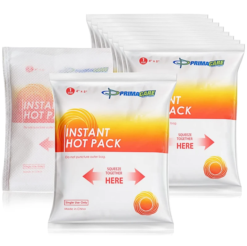 Primacare CSPHP-45 Instant Hot Pack, 4 x 5-Inch, Pack of 96