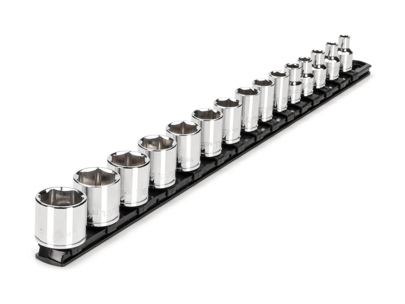 TEKTON 3/8 Inch Drive 6-Point Socket Set, 15-Piece (1/4-1 in.) | SHD91109