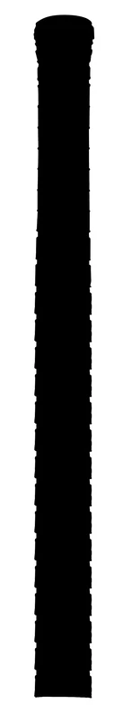 Gunn & Moore GM Cricket Bat Grips | TERRAIN | Premium Rubber with Tyre Pattern for Excellent Traction & Bat Control | Suitable for Virtually All Handle Sizes - 12" Long | 12 Pack | Black