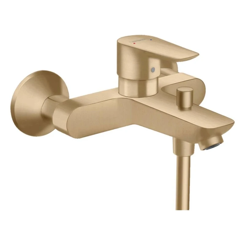 hansgrohe Talis E Bathtub Tap for 2 Functions Surface-Mounted Brushed Bronze