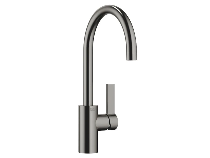Dornbracht Tara Ultra 33 800 875-99 High-Pressure Fitting Brushed Platinum Dark - Image 1