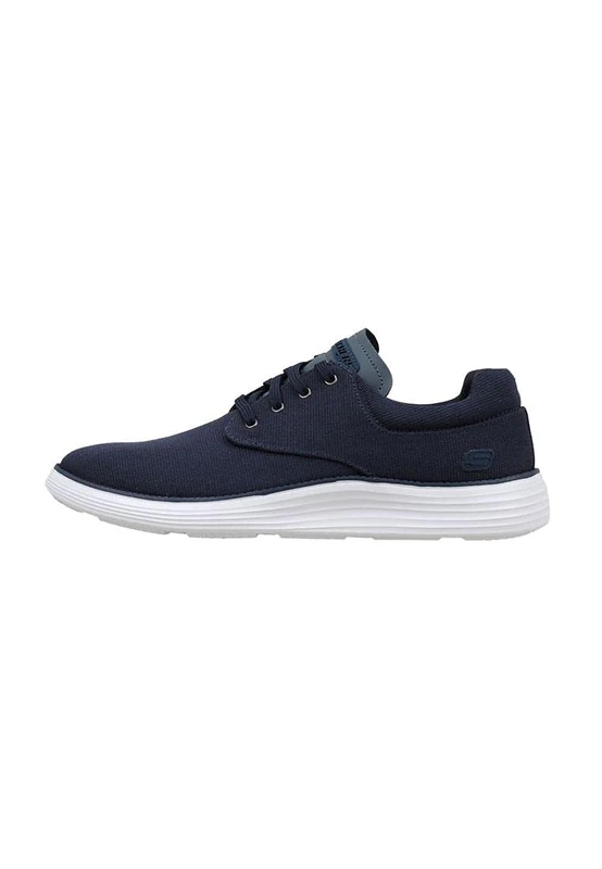 Skechers Men's Status 2.0 Burbank Sneaker, Navy Canvas, 10.5 UK