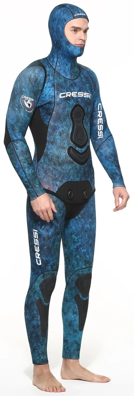 Cressi Apnea 2018 Complete Wetsuit 7mm - Freediving/Spearfishing Wetsuits Premium Soft Neoprene