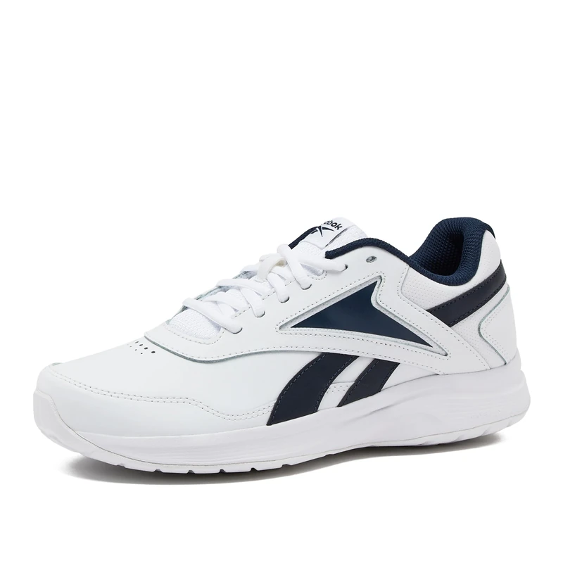 Reebok Men's Walk Ultra 7 DMX Max Shoe, White Collegiate Navy Collegiate Royal, 6 UK