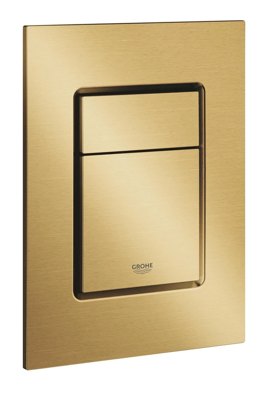 GROHE Skate Cosmopolitan S Flush Plate, Brushed Gold, 37535GN0