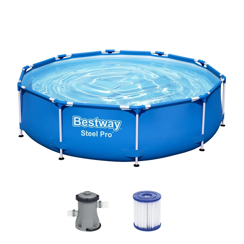Bestway Steel Pro pool - model 56679 - Ã˜305 x 76 cm - 4678l - with filter pump - one cartridge