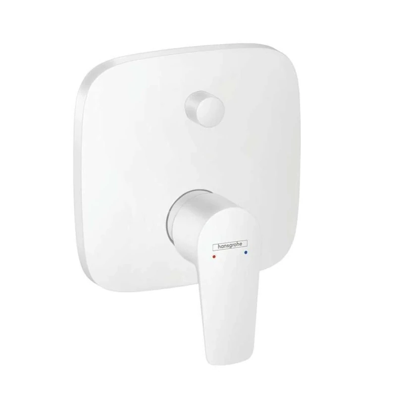 hansgrohe Talis E Single-Lever Bath Mixer Tap Flush-Mounted Matt White