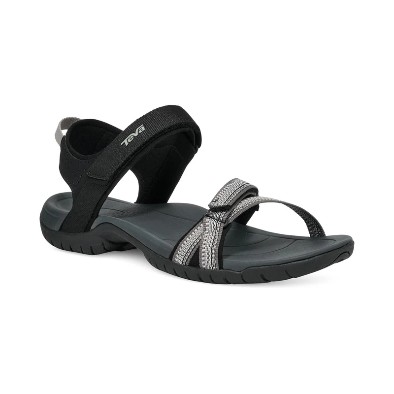 Teva Women's Verra Hiking Open Toe Sandals, Black (Antiguous Black Multi Abml), 8 UK