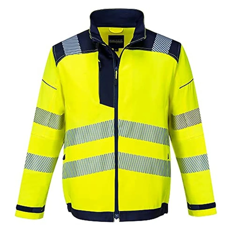 Portwest PW3 Hi-Vis Work Jacket, Color: Yellow Navy, Size: XL, T500YNRXL