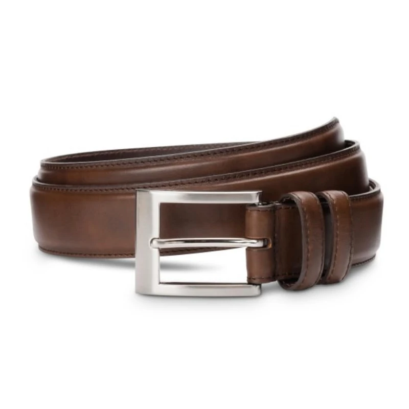 Allen Edmonds Men's Wide Basic Belt, Coffee, 42 - Image 1